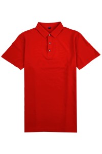 訂製紅色男裝Polo恤     設計男裝短袖商務團隊Polo恤     夏季工裝翻領     排汗透氣   耐磨性強      耐熱有彈性   精緻走線    Polo恤供應商   P1508